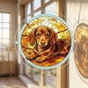Acrylic Puzzle Suncatcher, Stained Glass Window Hanging Ornaments, DIY Jigsaw Puzzle Sun Catcher Kit for Home, Garden Decor, Gift for Women,