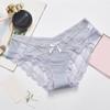 Ice Silk Seamless Underwear For Women Sexy Leopard Print Sports Yoga Low Waist Women's Briefs
