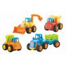 DADWAY Hola Toys 4-Piece Working Car Set for Ages 18 Months and Up, TYHOL326