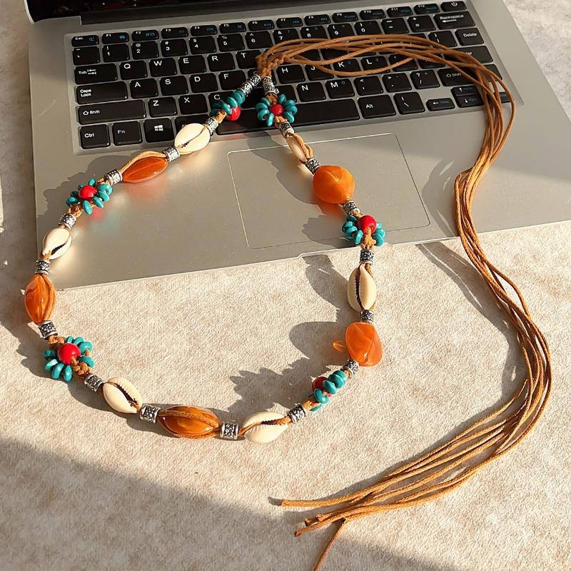 High-End Böhmischer Retro Ethno Stil Taillenkette Damenrock Geflochtener Gürtel Taillenband Accessoires