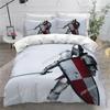 3D Print Holy Knights Bedding Set For Bedroom Soft Modern Bedspreads Comefortable Kids Duvet Cover Quilt Cover And Pillowcase