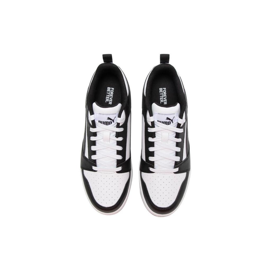 Puma Rebound V6 Low 'Black White' Men's 392328-01