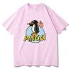 Pingu Classic Logo Natural TShirt Women Unisex Round Neck Penguin Tee Shirt Harajuku Clothes Classic Comfortable Chic YK Clothing