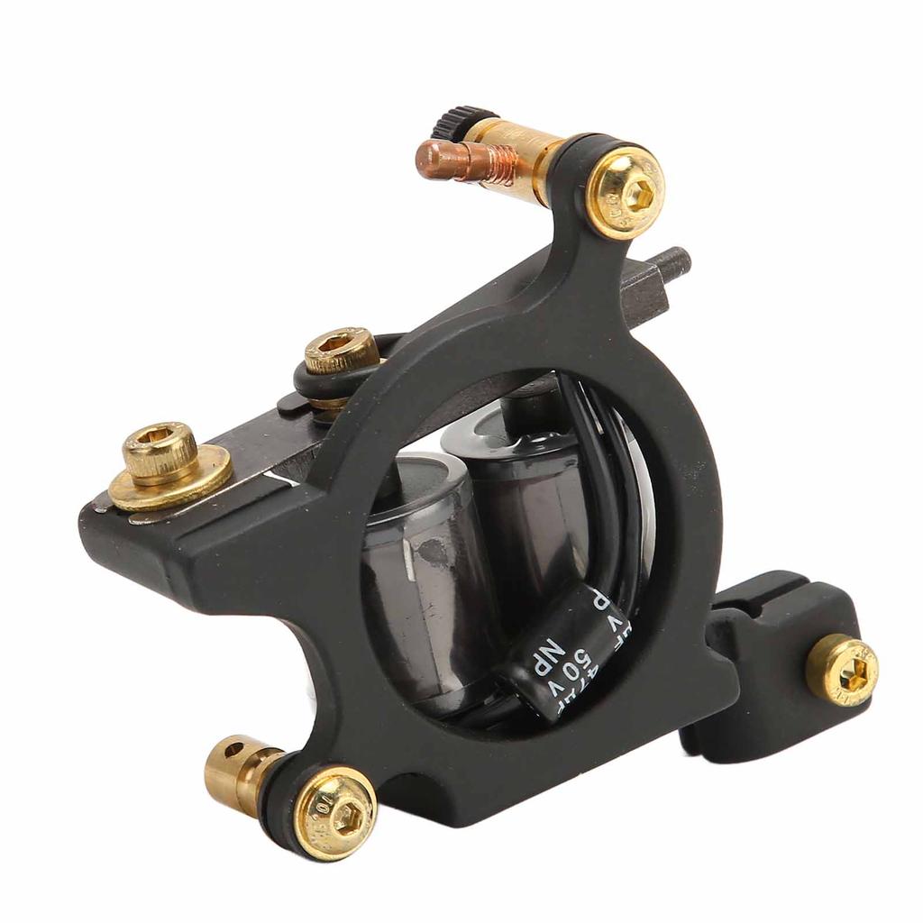 10 Wrap Coils Machine Copper Alloy Coil Professional Tattoo Machine for Shader Liner Tattooist