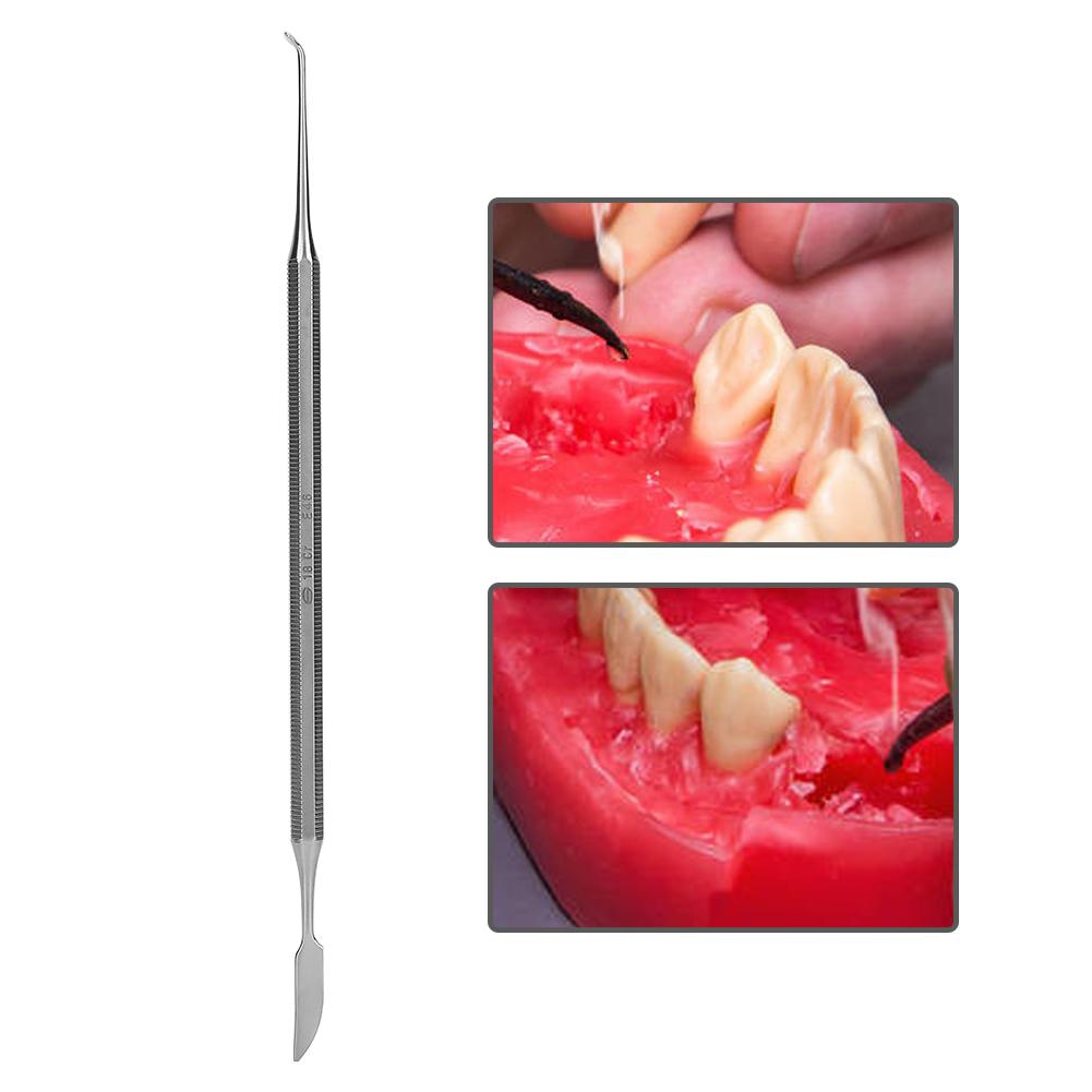 Dentalny Wosk Rzeźbiarski Szpatułka do Mieszania Nóż Kompozytowa Żywica Wypełniająca Narzędzia Dentystyczne46#