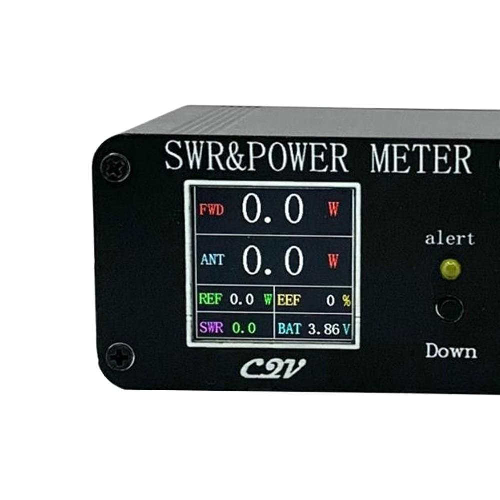 1.8MHz-50MHz 0.5W-120W SWR HF Shortwave Standing Wave Meter LED Power Meter