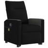 Lift-Up Massage Chair, Reclining, Black, Fabric Upholstered