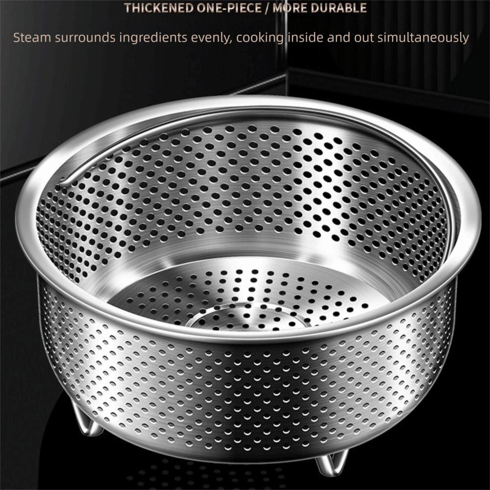 Water Resistant Food Steamer Rack Stainless Steel Steaming Tray Vegetable Drainer  Stock Pot