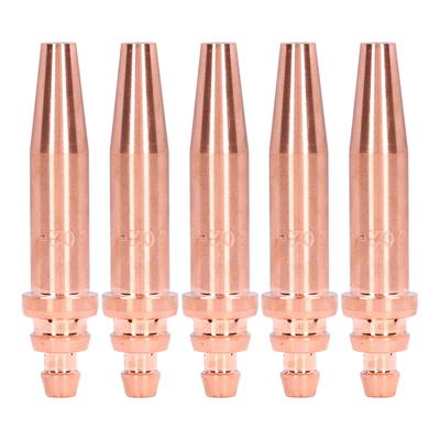5Pcs Acetylene Cutting Tips Nozzle Torch Consumable Accessories for Integrated Machine 2# G02‑2