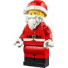 Ikonische vergrößerte Weihnachtsmann-Minifigur Saisonales Weihnachtsspielzeug 40820