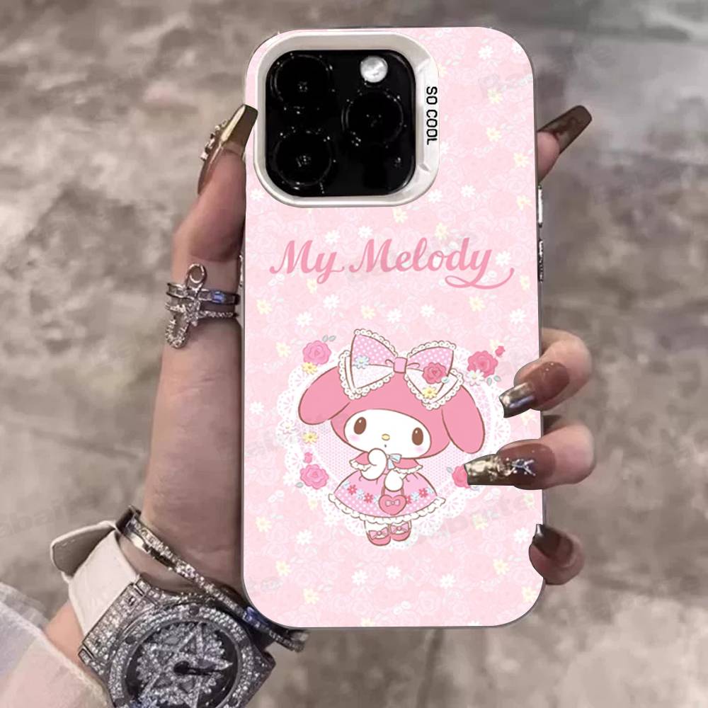 Cute M-My M-Melodys Phone Case For IPhone 17 16 15 14 13 Pro 12 11 Pro Max PLUS Color Back Cover