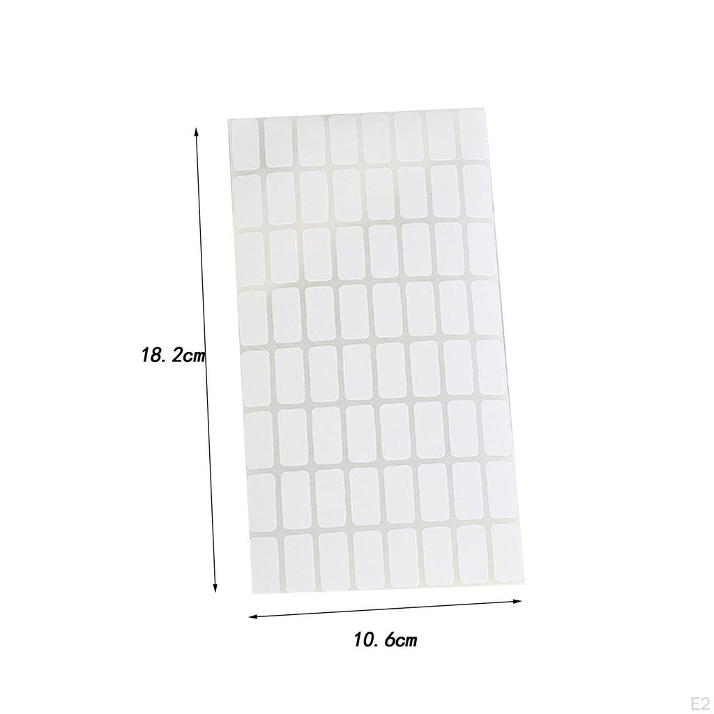 50x Storage Container Stickers Sheet Blank Diamond Painting Labels Easy Peel Off Decals for Marking