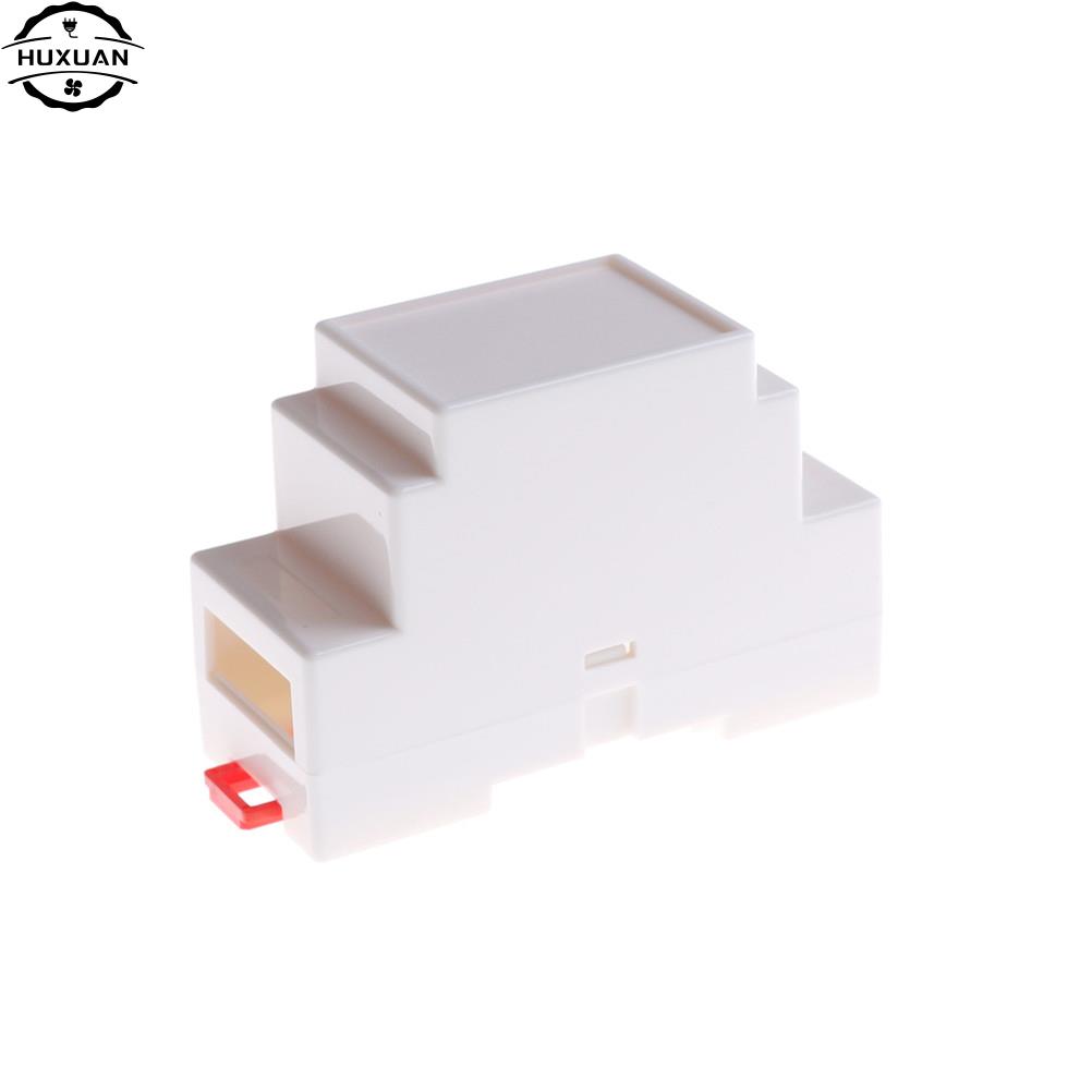 1pc 88x37x59mm Plastic Electronics Box Project Case DIN Rail PLC Junction Box