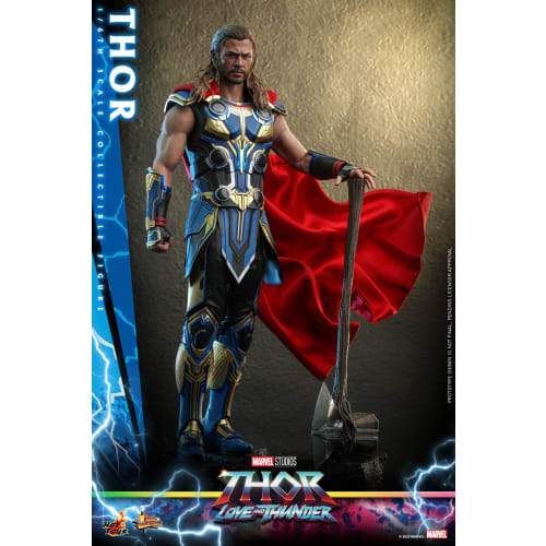 Movie Masterpiece Thor: Love and Thunder 1/6 Scale Figure, Blue, Approximately 32cm Tall