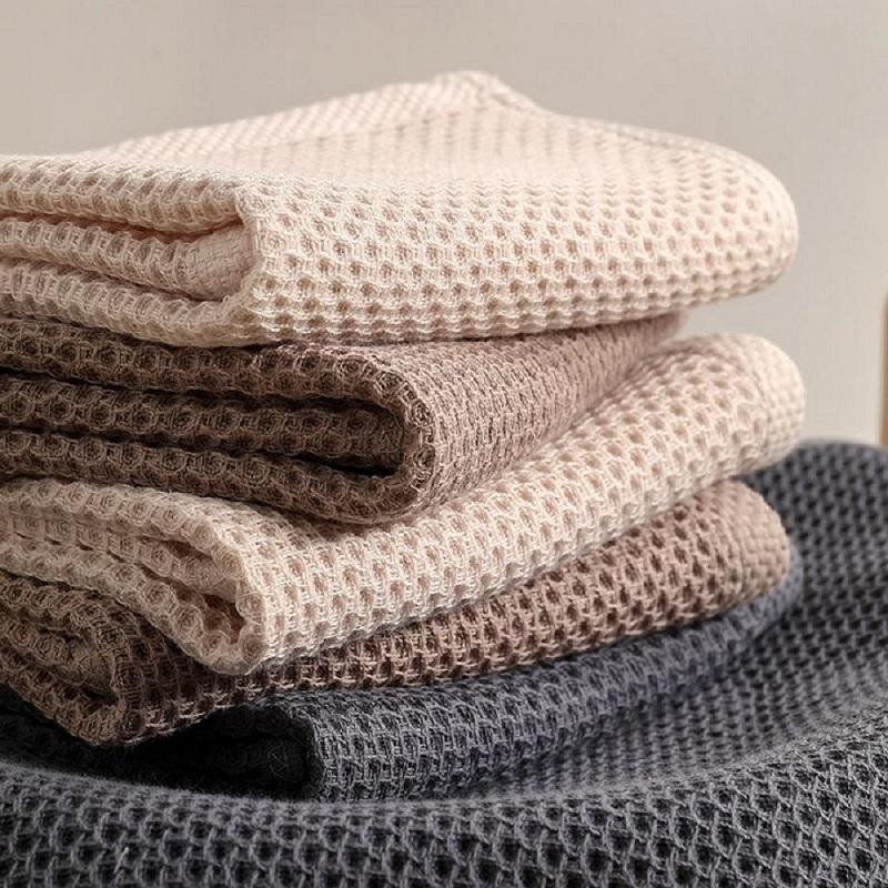 1PC Cotton Dishcloth Ultra Soft Absorbent Towel Household Cleaning Cloth Kitchen Rag For Windows Glass Cars Kitchen Gadgets