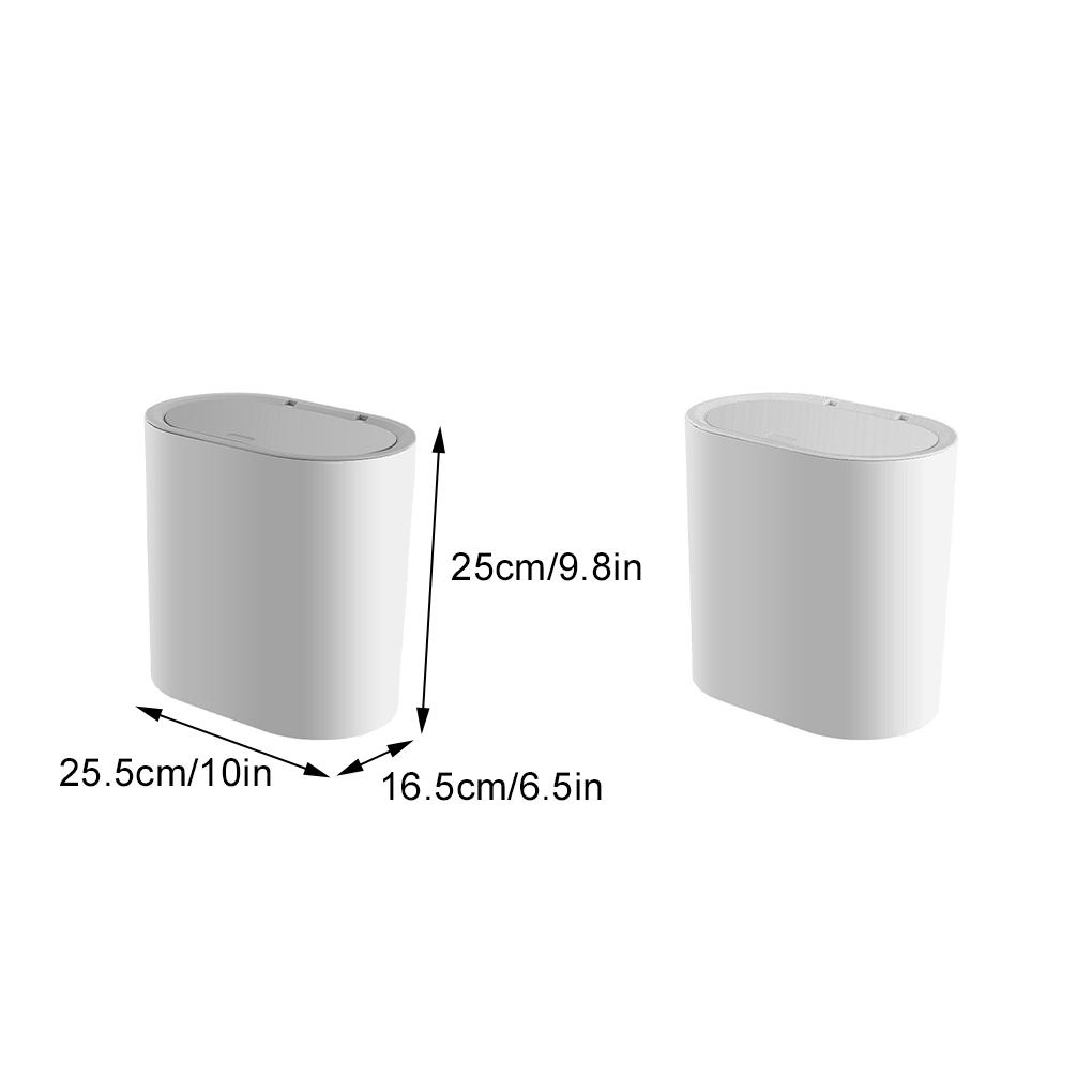 Small Waste Basket Long-lasting And Durable For Every Room Small Bathroom Bin With Lid Bathroom Bins