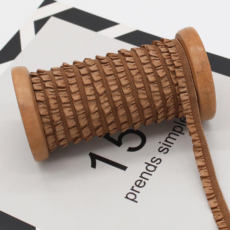 1mx1cm Comfortable Gift Embellishments Elastic Handicrafts Lotus Leaf Edge Smooth Touch Soft DIY Elastic Band Hair Accessories