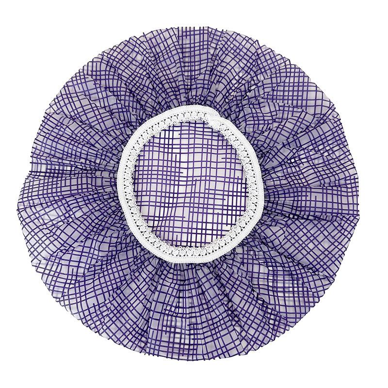 Reusable Waterproof Elastic Shower Cap for Women - Spa & Salon Hair Protection