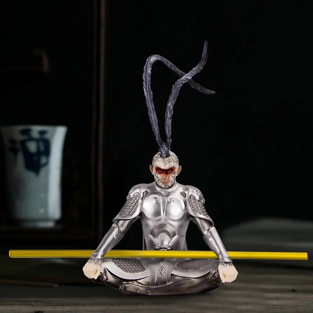 Qi Tian Da Sheng Sun Wukong Decorative Home Decoration Dou Defeats Buddha Tea Pet Fish Tank Car Mounted Chinese Style Handicraft