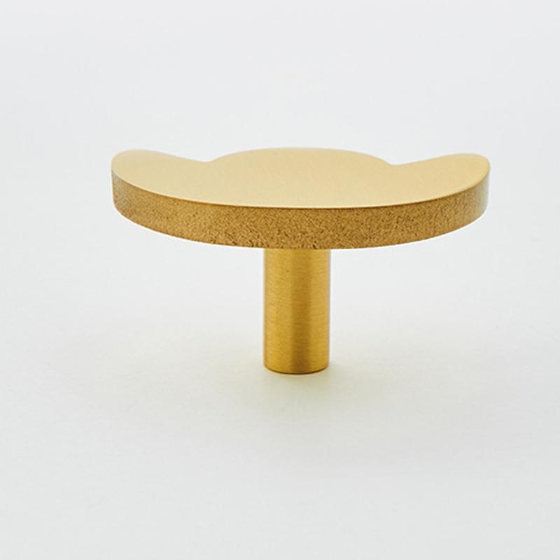 1 Stück Messing Kleiderschrank- und Schranktürgriff Personalisiertes Kinderzimmer Modern Schlicht und Leichter Luxus Gold Schublade Kleiner Griff