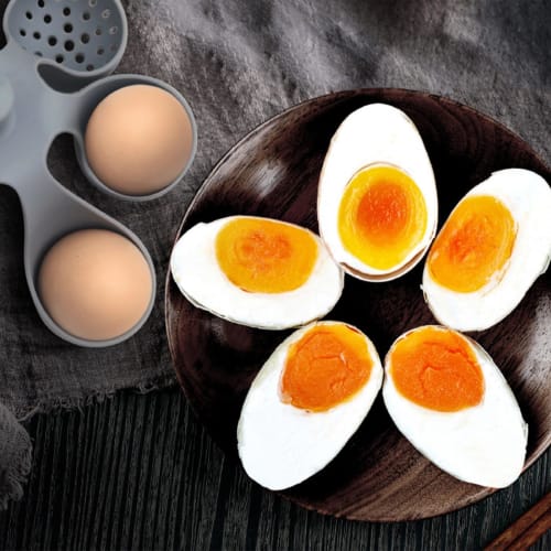 Silicone steamed egg tray, egg poacher holder, separator boiled egg holder cooker, steamed egg cup with silicone handle, egg boiling holder, kitchen e