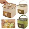 Portable Ice Maker Machine with Storage Drawer Ice Maker with Handle Compact Ice Maker Machine for Household & Outdoor Use