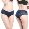 Braguitas de Encaje Cómodas para Mujer sin Costuras Caladas Ropa Interior de Tiro Bajo Deportivas Femeninas Lencería Suave para Dama Sexy