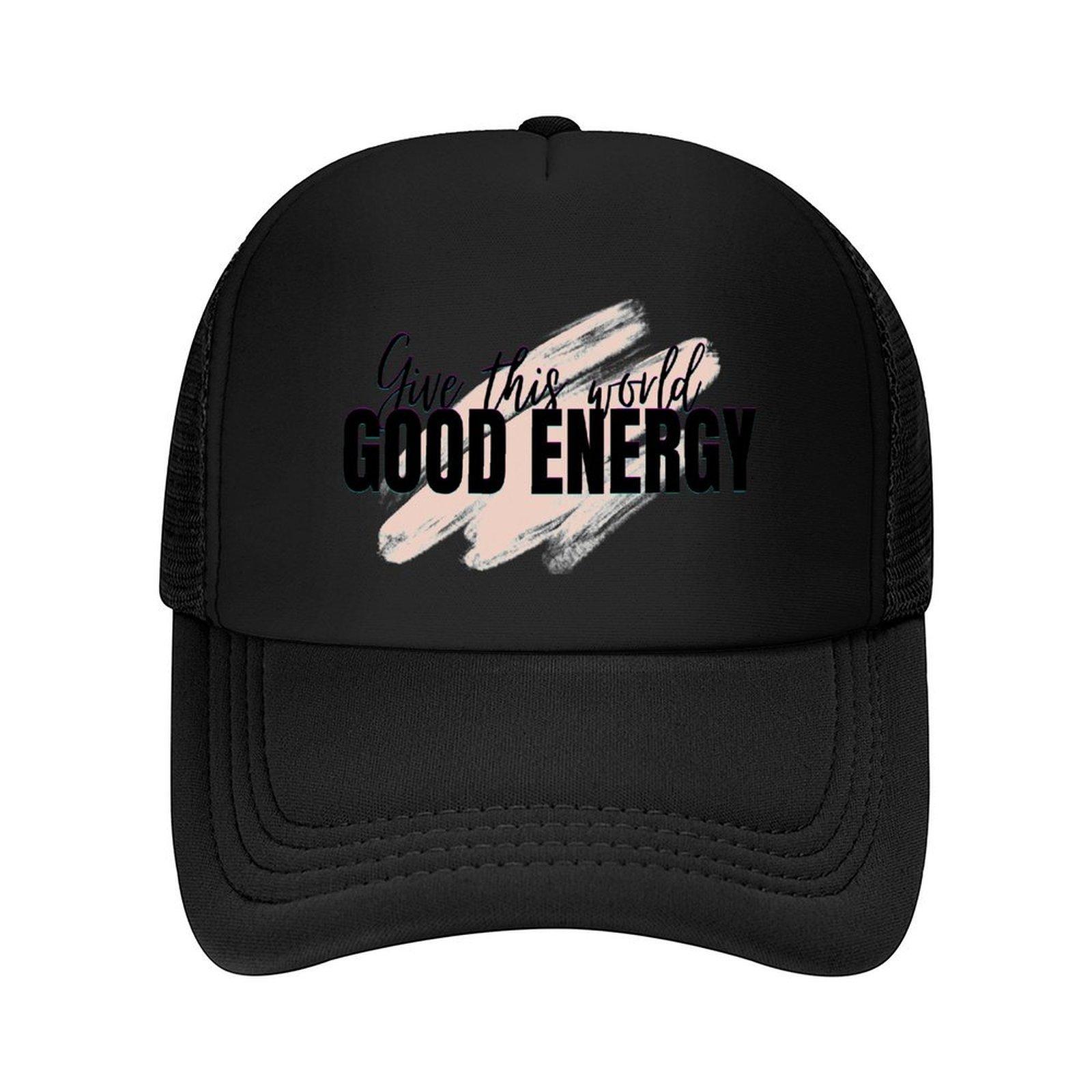 Give this world good energy Baseball Cap Wild Ball Hat Golf Hat Golf Designer Hat Girl Unisexs