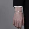 Men's snake bone chain bracelet simple jewelry versatile fashion birthday gift for boyfriend