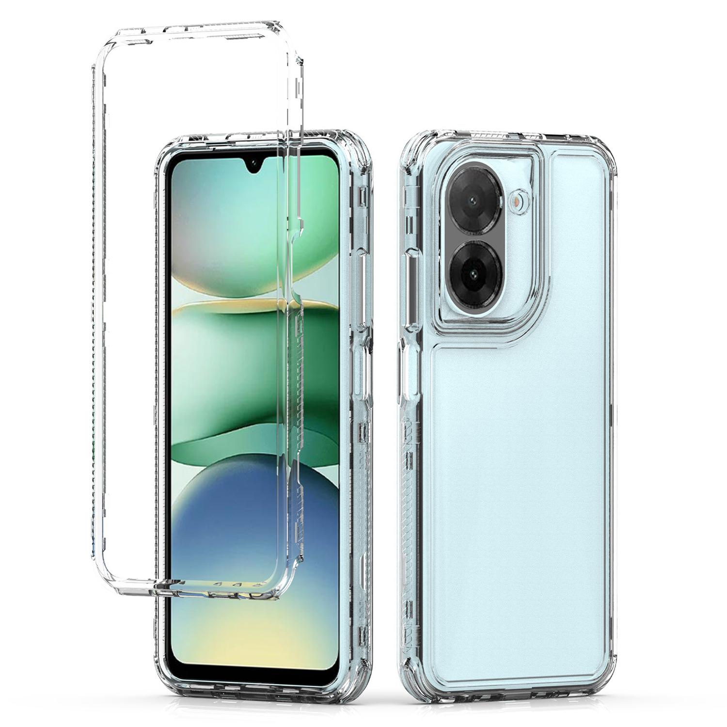 

For Xiaomi Redmi A5 4G (171.7mm)/Poco C71 4G Case Anti Scratch Acrylic TPU Clear Phone Cover A