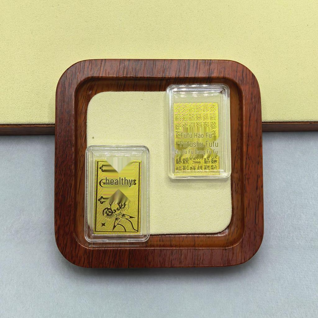 Pure Gold Phone Sticker 999: 2mg Gold for Prosperity, Health & Wealth