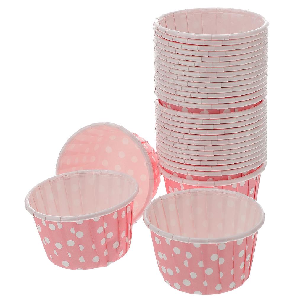 50Pcs Disposable Ice Cream Paper Cups Bowls For Jelly Pudding Mousse Yogurt Container Party Wedding Kitchen tableware