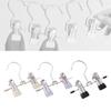 5 Pieces Boot Hangers Clips, Stainless Steel Clothespins, Traceless Clothes Pins Laundry Hooks