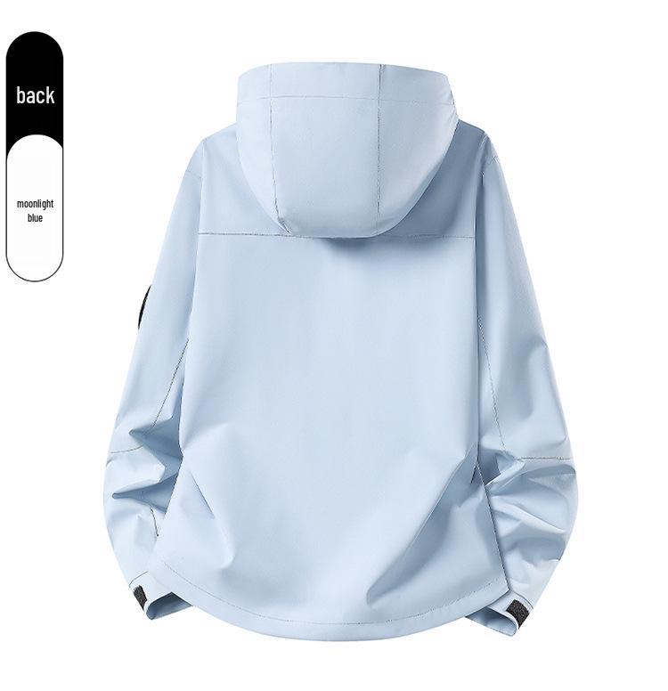 2026 Unisex 3-in-1 Hooded Windbreaker: Versatile Outdoor Jacket