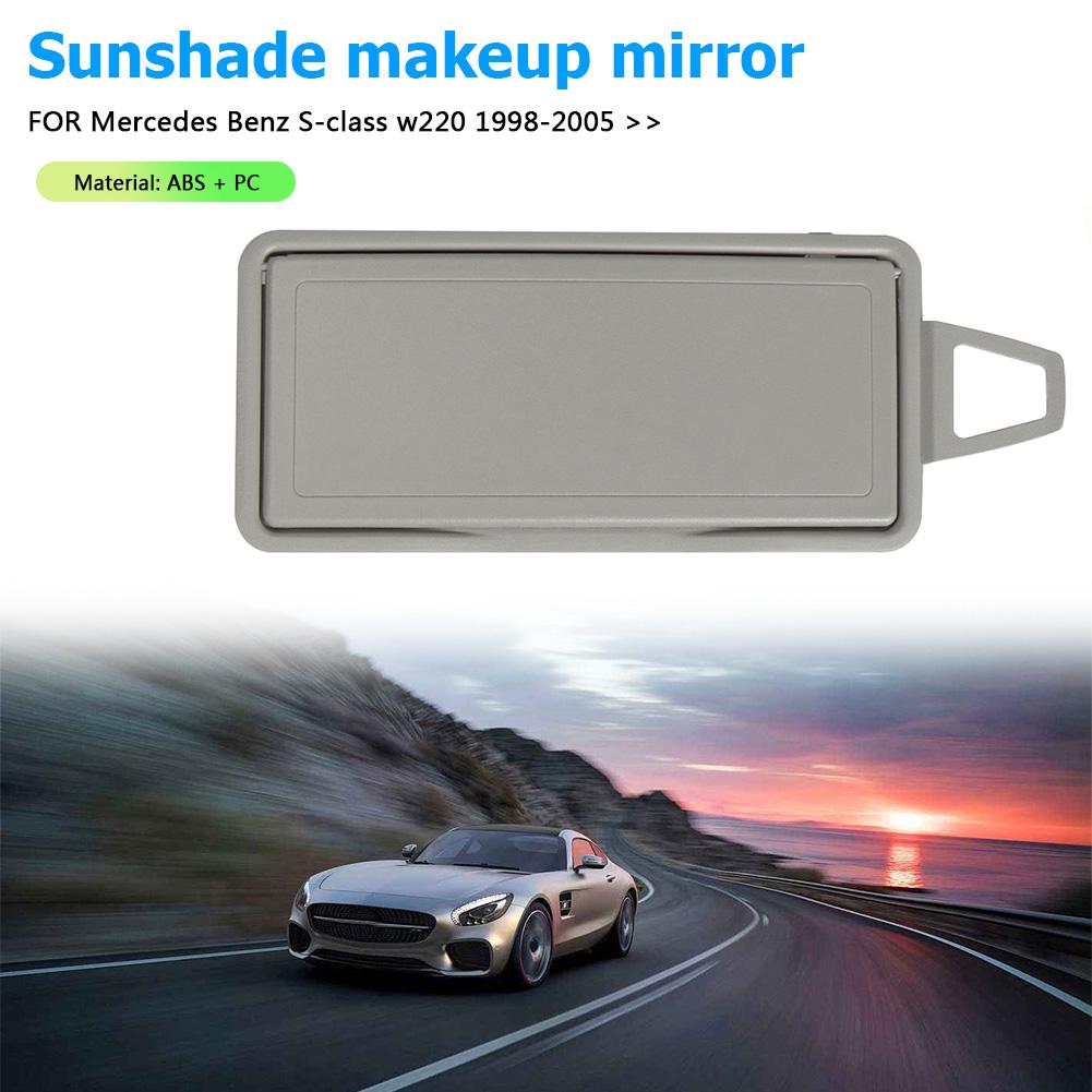 Sonnenschutz Spiegelabdeckung Auto Sonnenblende 2208100110 Sonnenblendenverkleidung 2208100210 für Mercedes Benz S-Klasse W220 1998-2005
