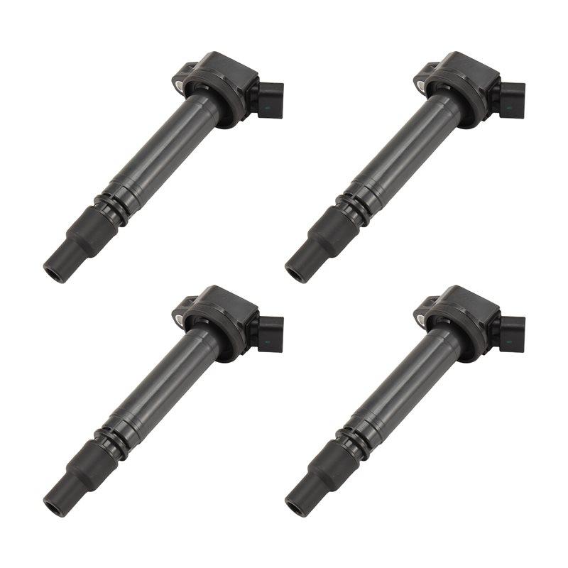 

Car Ignition Coil Set Of 4 For Toyota Land Cruiser Sequoia Lexus GS Is 300 GS350 9091902250 9091902256 90919A200 чёрный