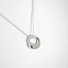 [Used] TIFFANY/Tiffany 925 Eternal Circle Pendant/Necklace/j37-3