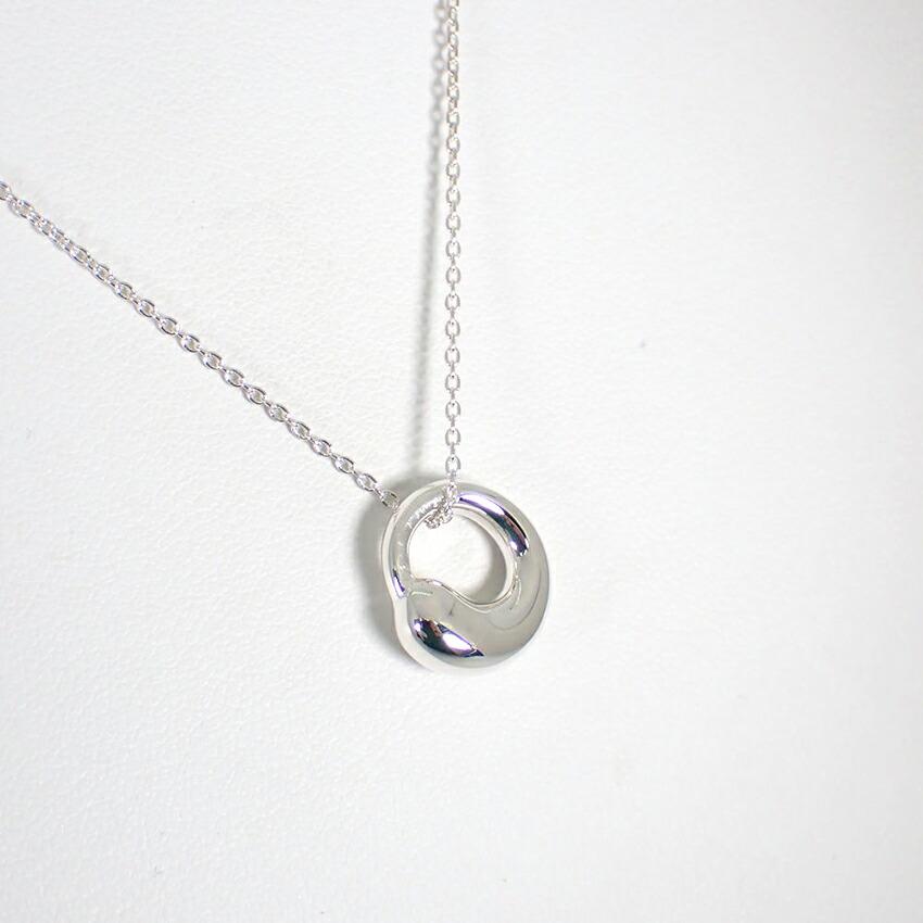 [Used] TIFFANY/Tiffany 925 Eternal Circle Pendant/Necklace/j37-3