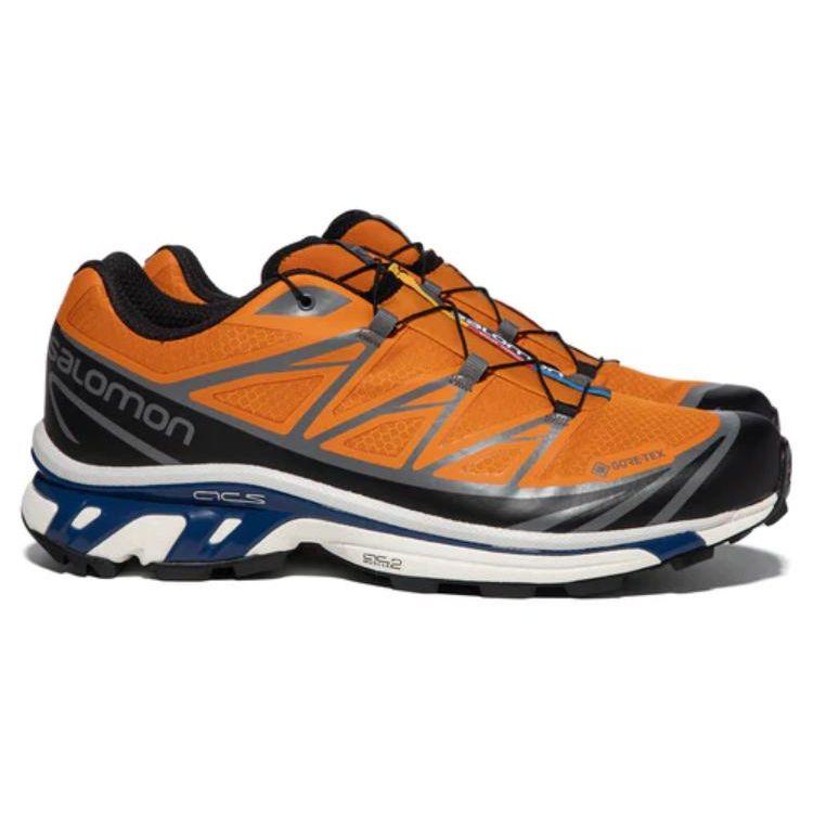 SALOMON Xt-6 Gtx Utility Non-Slip Wear-Resistant Shock Absorbing Low-Top Outdoor Functional Shoes Unisex Shoes Orange 417501
