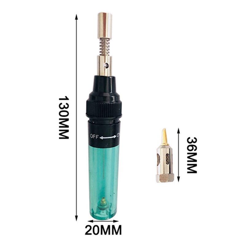 1300℃ Celsius Butane 4 In 1 Gas Soldering Iron Cordless Butane Gas Welding Pen Soldering Kit A