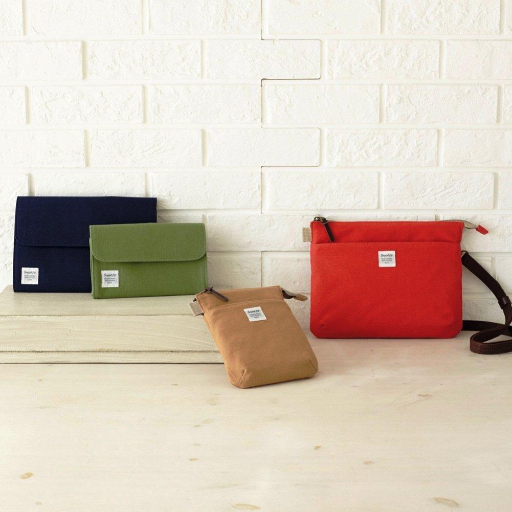 LIHIT LAB Accordion Pouch S Navy A7701-11
