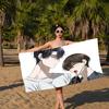 The Hunters Gonna Lay Low Bl Anime Beach Swimming Towel Soft Absorbent Washcloth Children's Gifts for Kids Travel Camping Gym