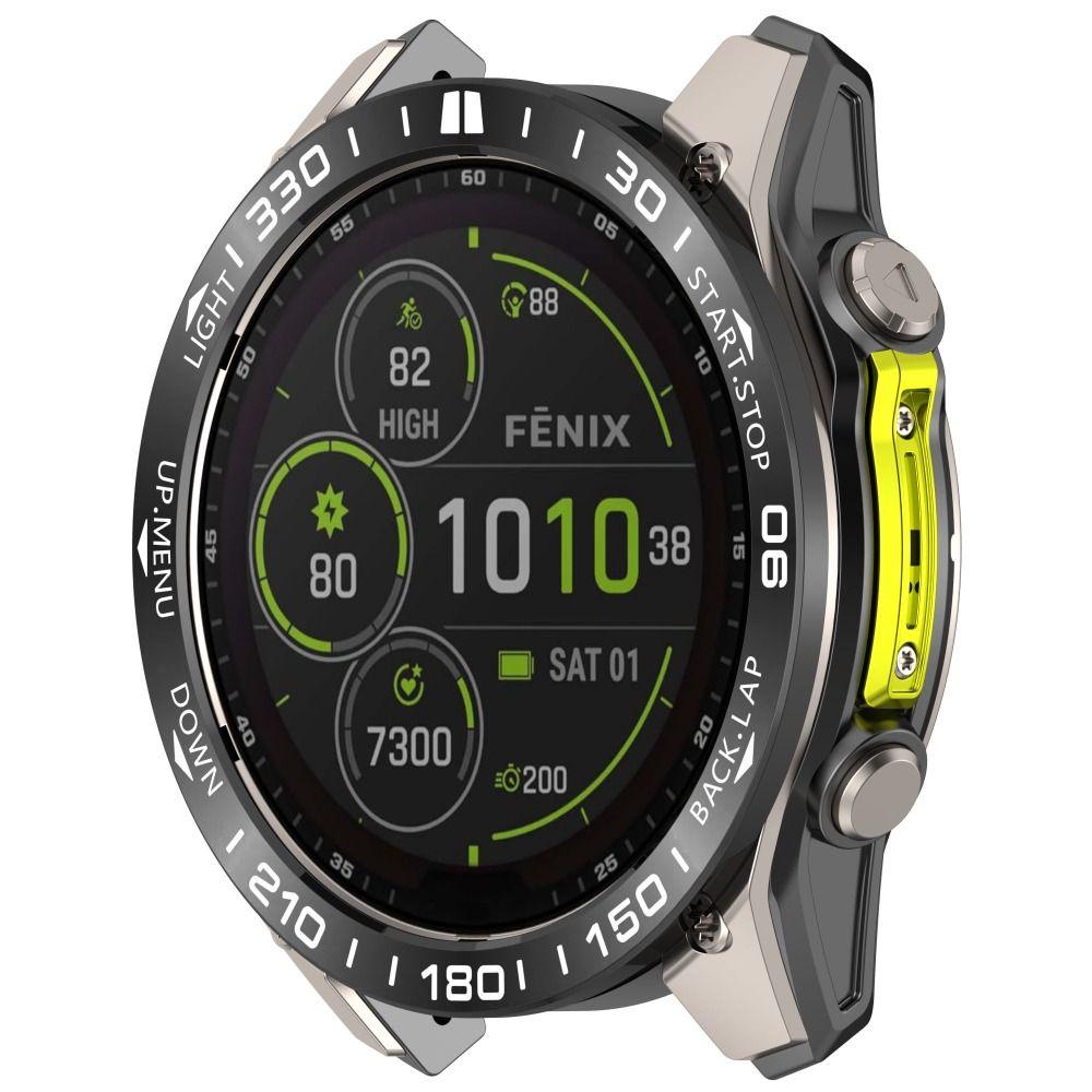 Protective Watch Bezel Ring Metal Frame for Garmin Quatix 8 47mm/51mm Smart Watch Accessories