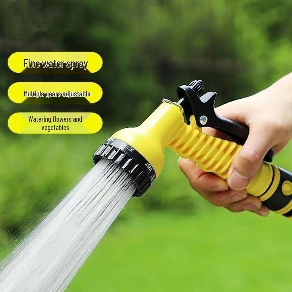 Multifunctional Garden Hose & Water Gun for Car Wash, Flowers, Vegetables, & Balcony Use