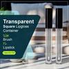 Nsb Herbals 5 ML Square Premium Acrylic Empty Lip Gloss, Lip Care, Cosmetic, Mascara, Liquid Eye Shadow, Transparent Empty Clear Lip Containers Tube
