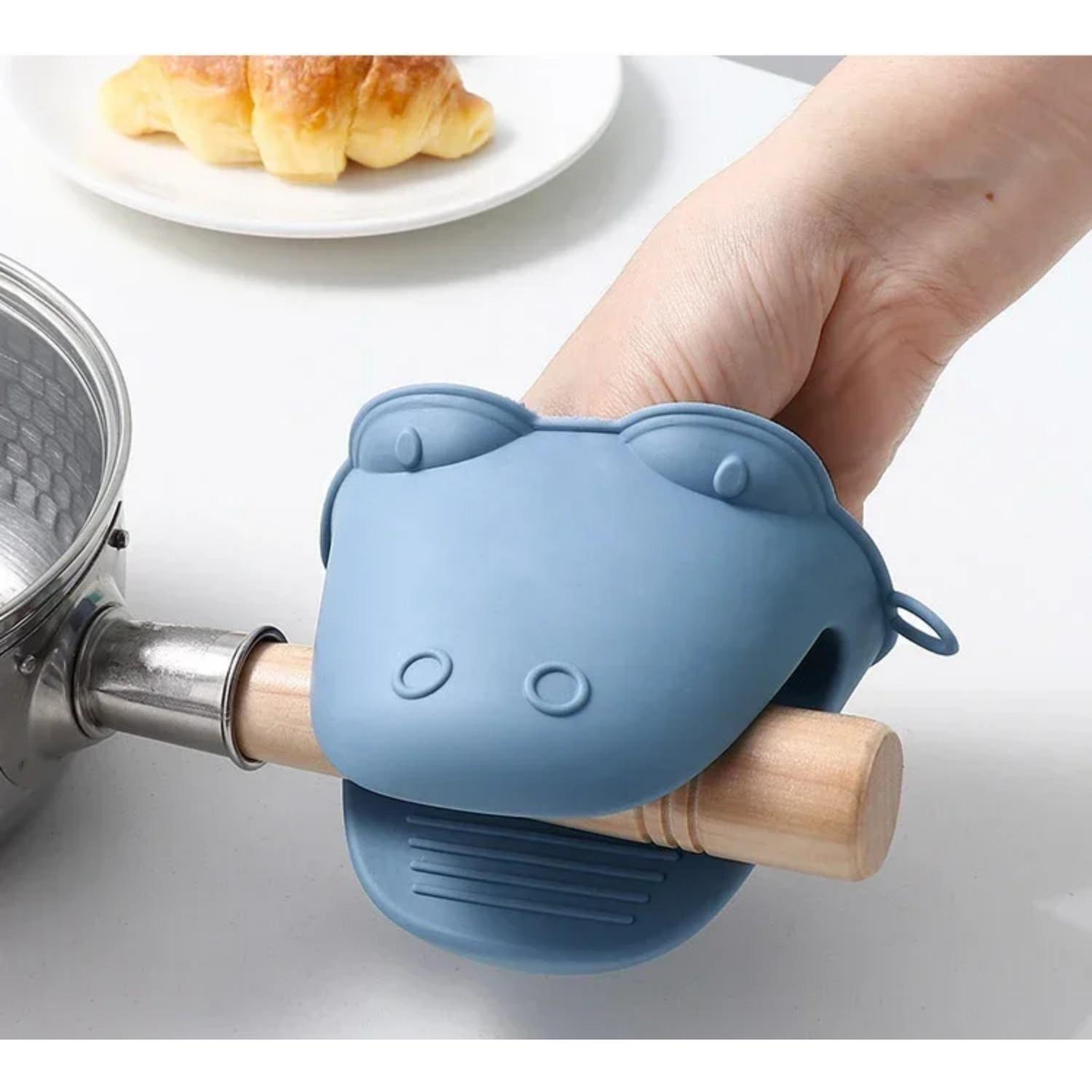 

1 шт. Силиконовые термостойкие перчатки с зажимами, изоляционные, антипригарные, противоскользящие, держатели для кастрюль, зажимы для посуды, прихватки для выпечки, духовки синий