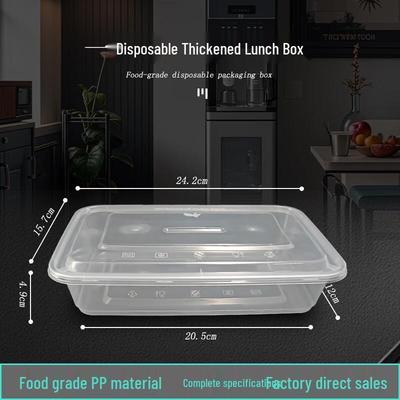 Jinmei Box King 1250ml Rectangular Disposable Food Container