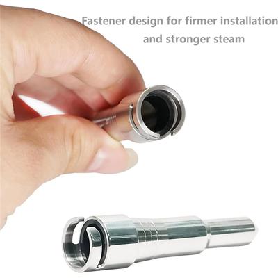 A78E-Espresso Machine Steam Wand Tip Stainless Steel Milk Foam Spout Replacement For Delonghi EC680, EC685, Ecp3631