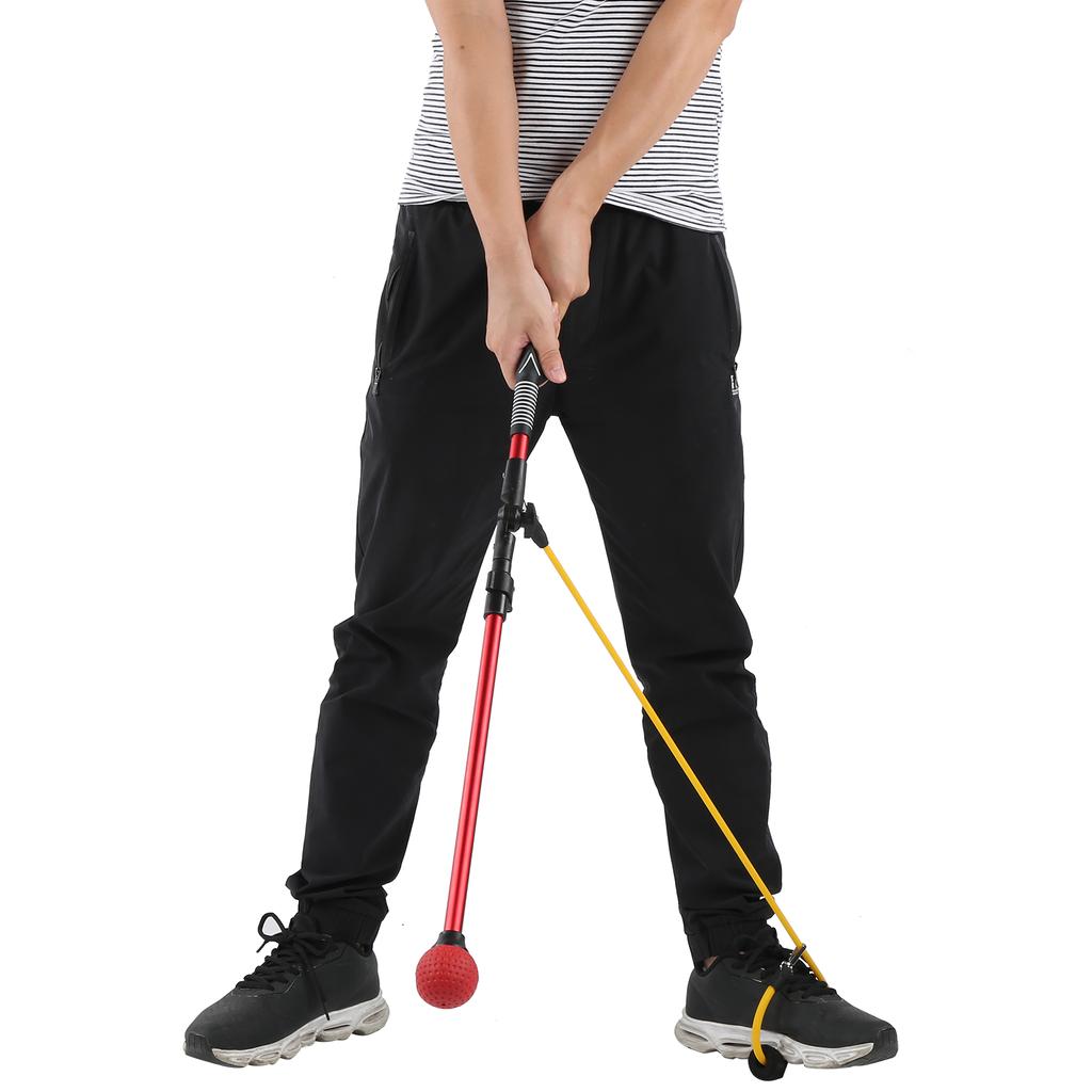 Golf Swing Trainer Posture Corrector Aluminum Practice Golfing Training Tools EquipmentRed