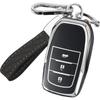 YORKNEIC Key Case for Toyota Prius 60 Series 30 Series Harrier 80 Series Hilux GUN125 Land Cruiser 200 Series 300 Series RAV4 PHV 50 Series GranAce GR